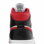 Air Jordan 1 Mid Black Gym Red - Image 7