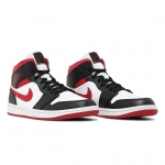 Air Jordan 1 Mid Black Gym Red - Image 3