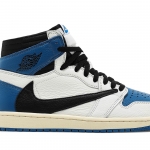 Travis Scott x Fragment x Air Jordan 1 High OG SP Sneakers - Image 3