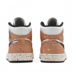 Air Jordan 1 Mid SE 'Brushstroke Paint Splatter' - Image 7