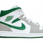 Air Jordan 1 Mid SE Grey Pine Green - Image 3