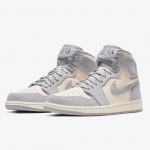 Wmns Air Jordan 1 High Premium Atmosphere Grey - Image 4