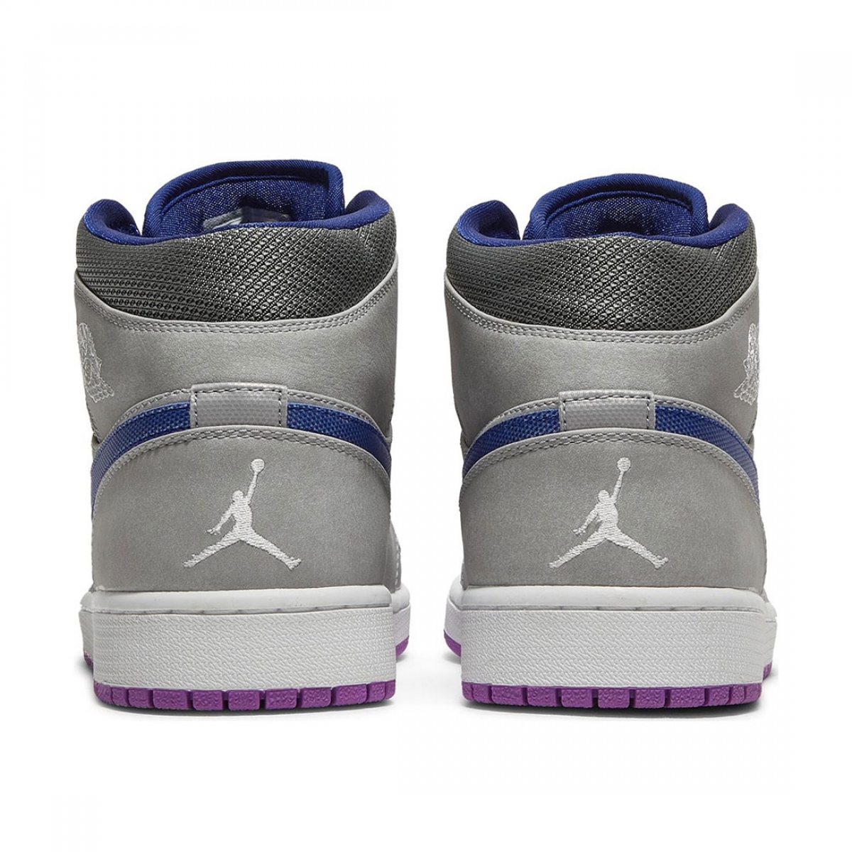 Air Jordan 1 Mid Matte Silver Purple - Image 7