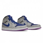Air Jordan 1 Mid Matte Silver Purple - Image 6