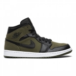 Air Jordan 1 Mid Olive Canvas - Image 2