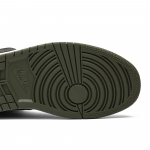 Air Jordan 1 Mid Olive Canvas - Image 8