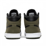 Air Jordan 1 Mid Olive Canvas - Image 5