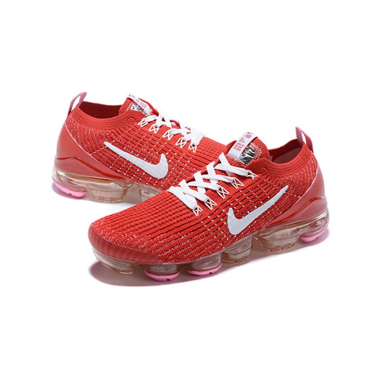 Nike Air VaporMax Flyknit 3 Track Red - Image 5
