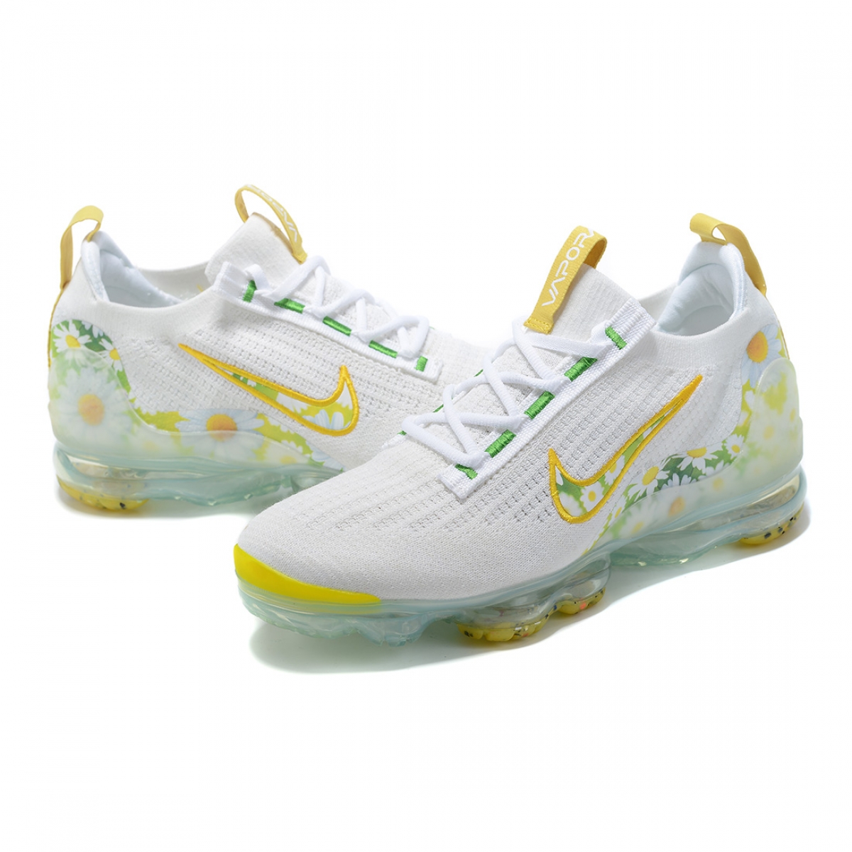 Nike Air VaporMax 2021 FK White Yellow - Image 5