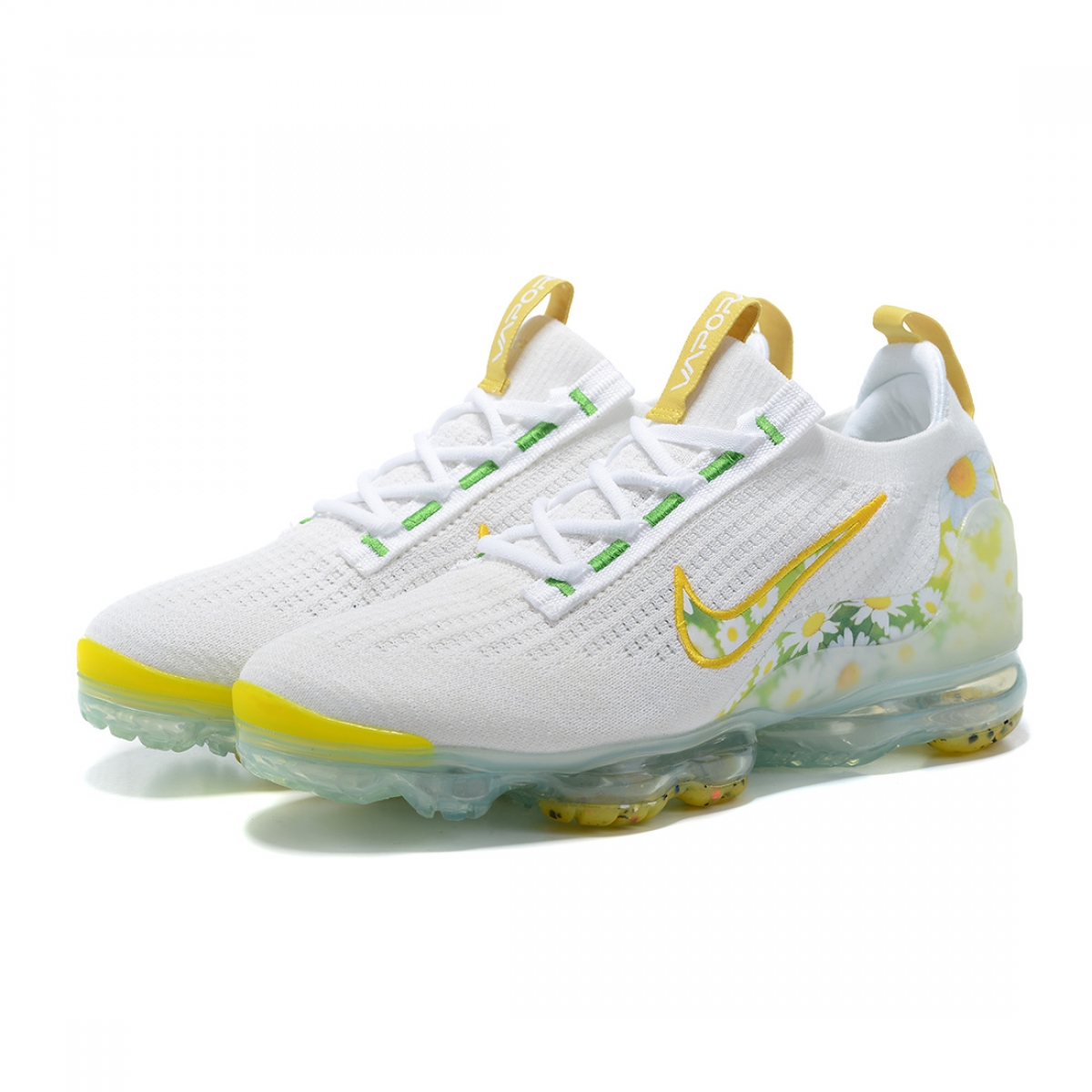 Nike Air VaporMax 2021 FK White Yellow - Image 4