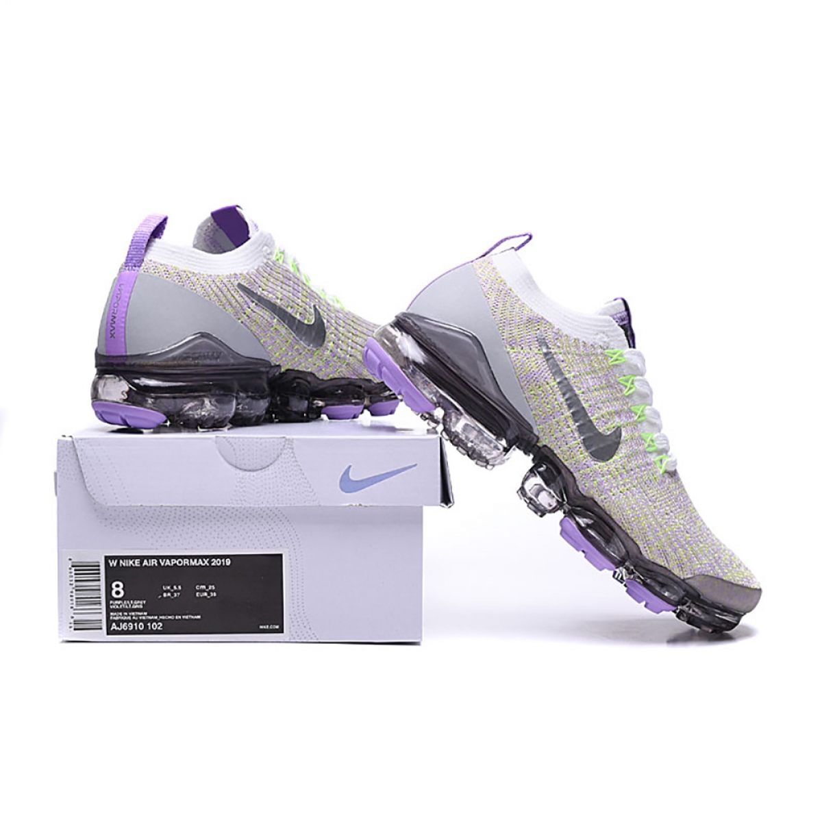 Wmns Air VaporMax Flyknit 3 Barely Volt - Image 6