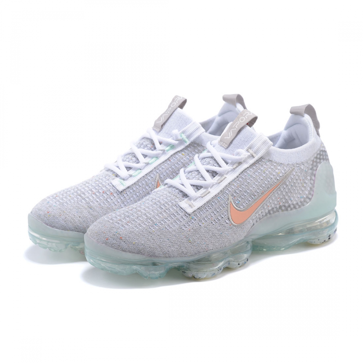 Air VaporMax 2021 Flyknit GS 'Pure Platinum Mint Foam' - Image 4