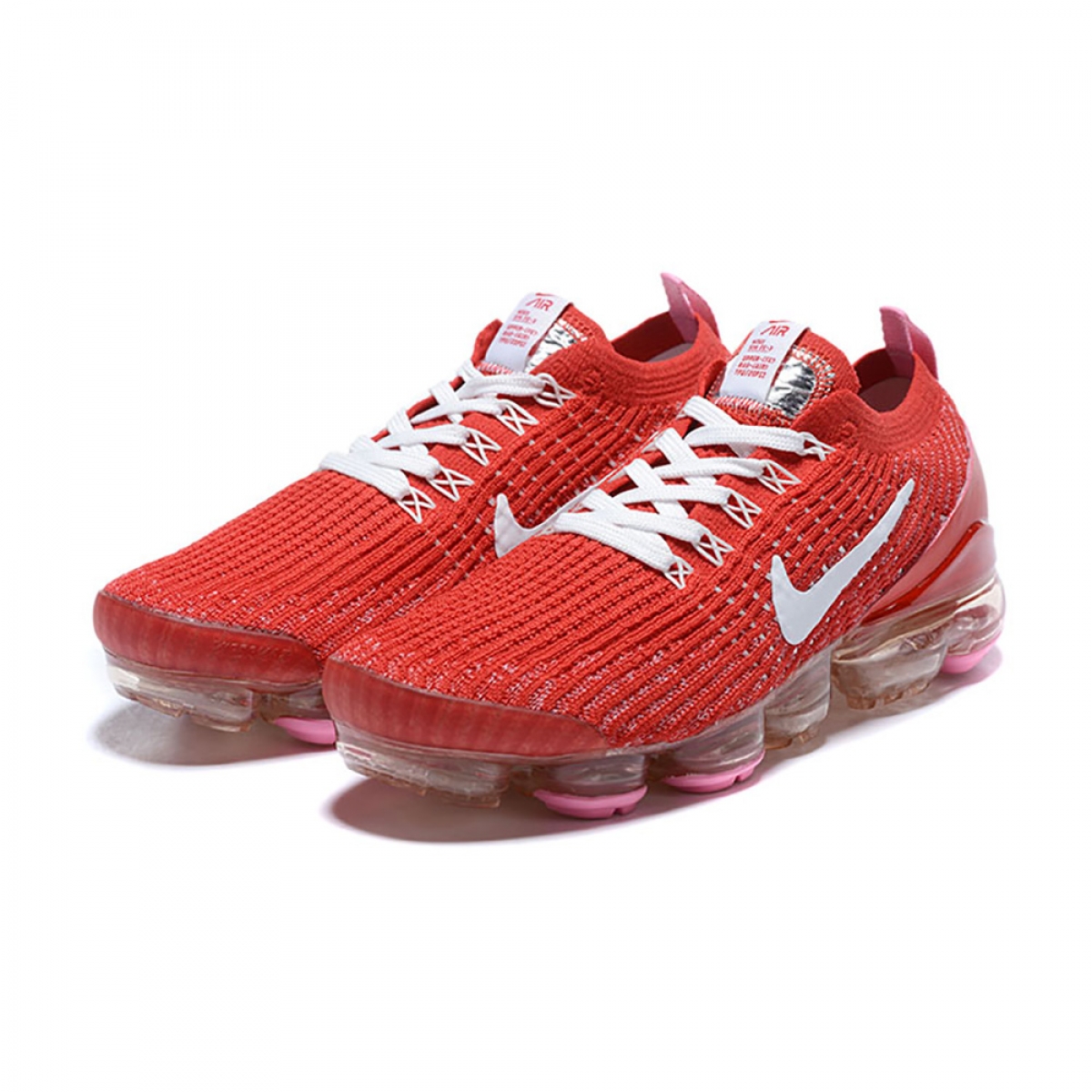 Nike Air VaporMax Flyknit 3 Track Red - Image 4