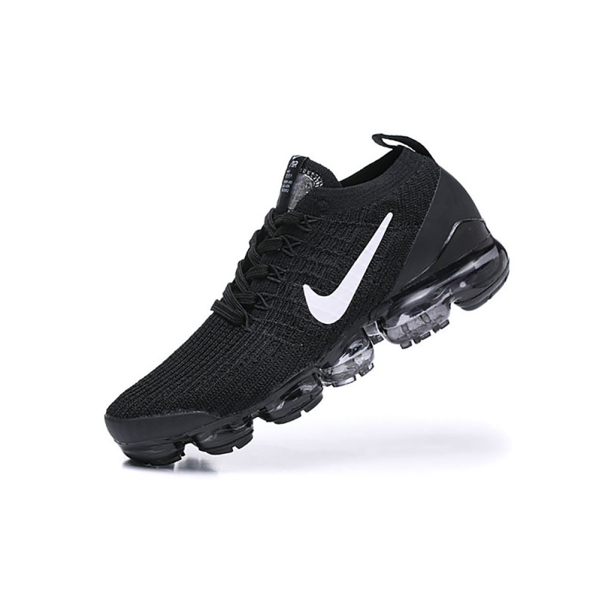Nike Air VaporMax Flyknit 3 Black & White - Image 2