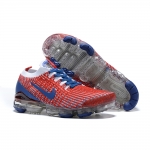 Nike Air VaporMax Flyknit 3 White/Blue/Red - Image 3