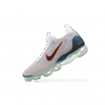 Nike Air VaporMax 2021 FK White Red - Image 2