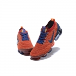 Nike Air VaporMax Flyknit 3 Dark Blue Orange - Image 3