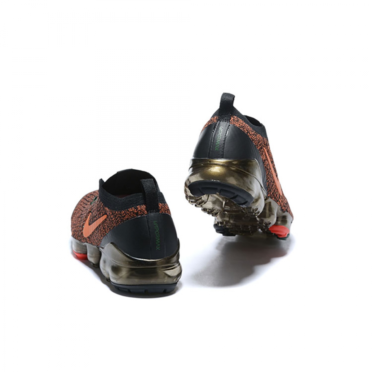 Nike Air VaporMax Flyknit 3 Dark Orange - Image 5