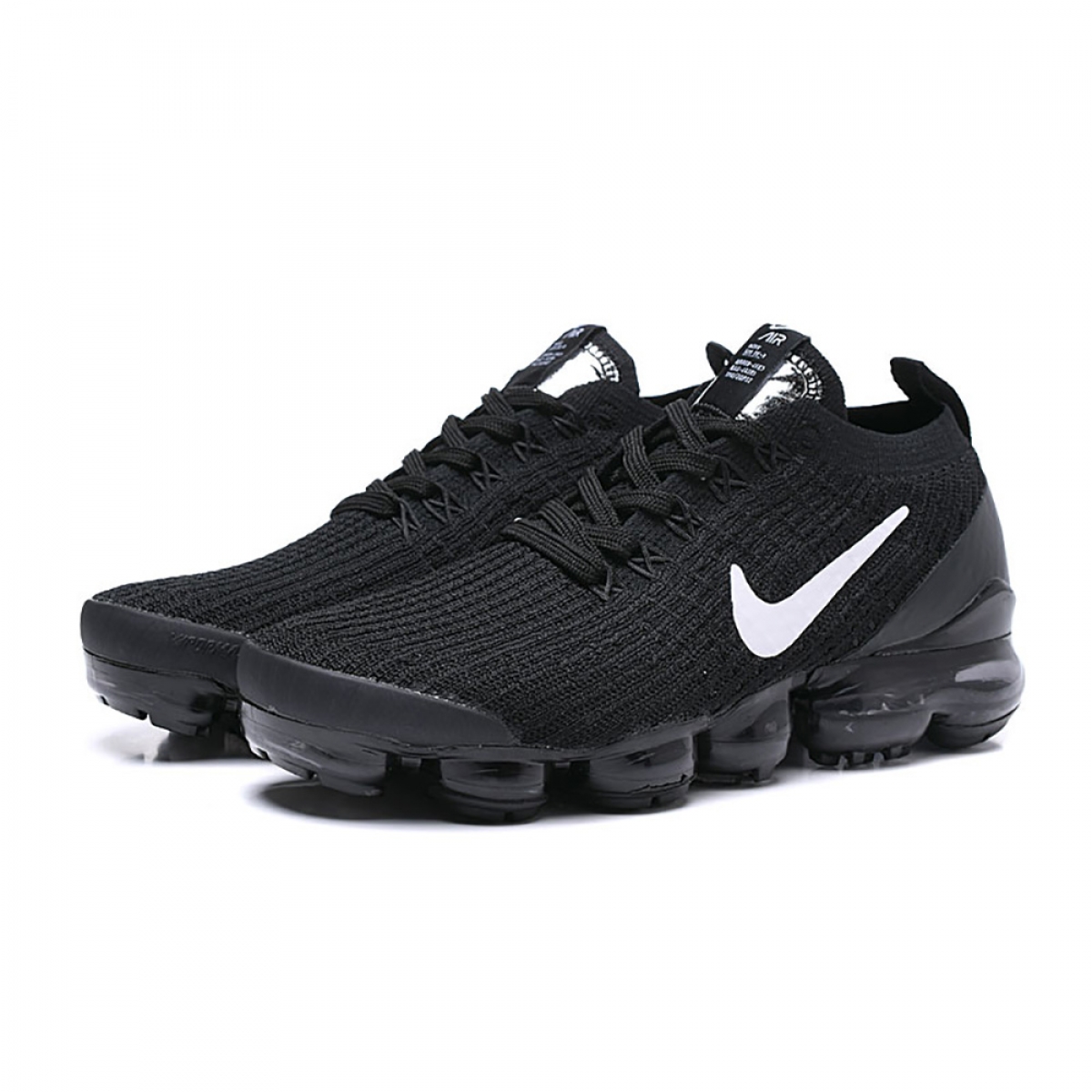 Nike Air VaporMax Flyknit 3 Black & White - Image 3