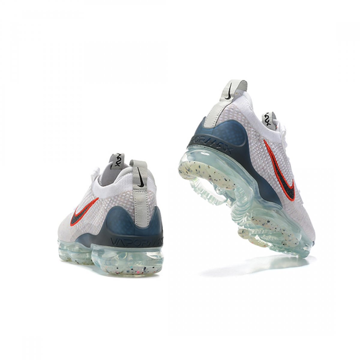 Nike Air VaporMax 2021 FK White Red - Image 7