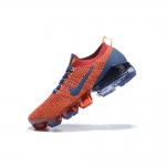 Nike Air VaporMax Flyknit 3 Dark Blue Orange - Image 2