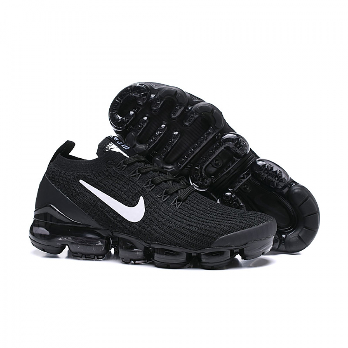 Nike Air VaporMax Flyknit 3 Black & White - Image 5