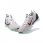 Nike Air VaporMax 2021 FK White Red - Image 4