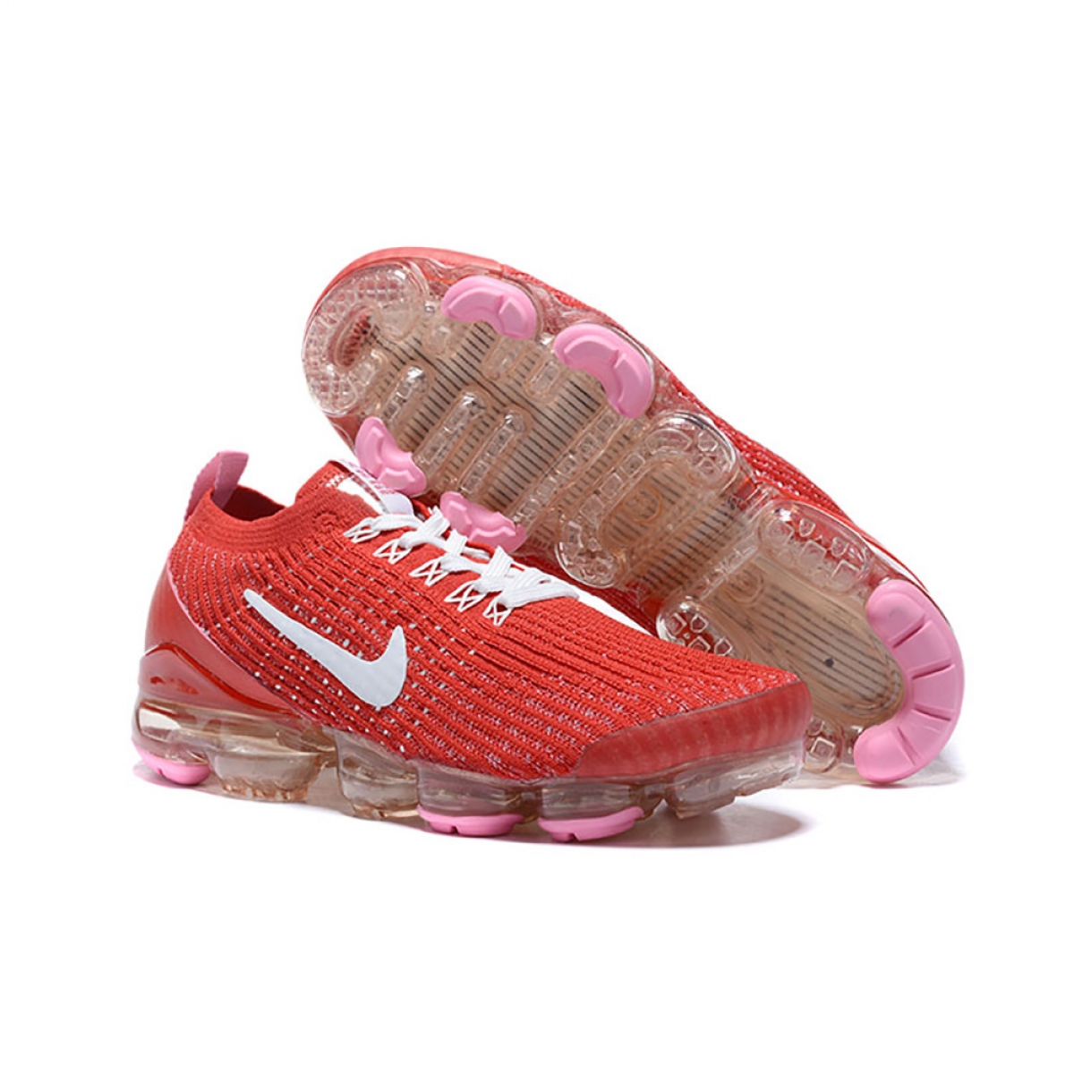 Nike Air VaporMax Flyknit 3 Track Red - Image 7