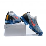 Nike Air VaporMax Flyknit 3 Photo Blue Gold - Image 8