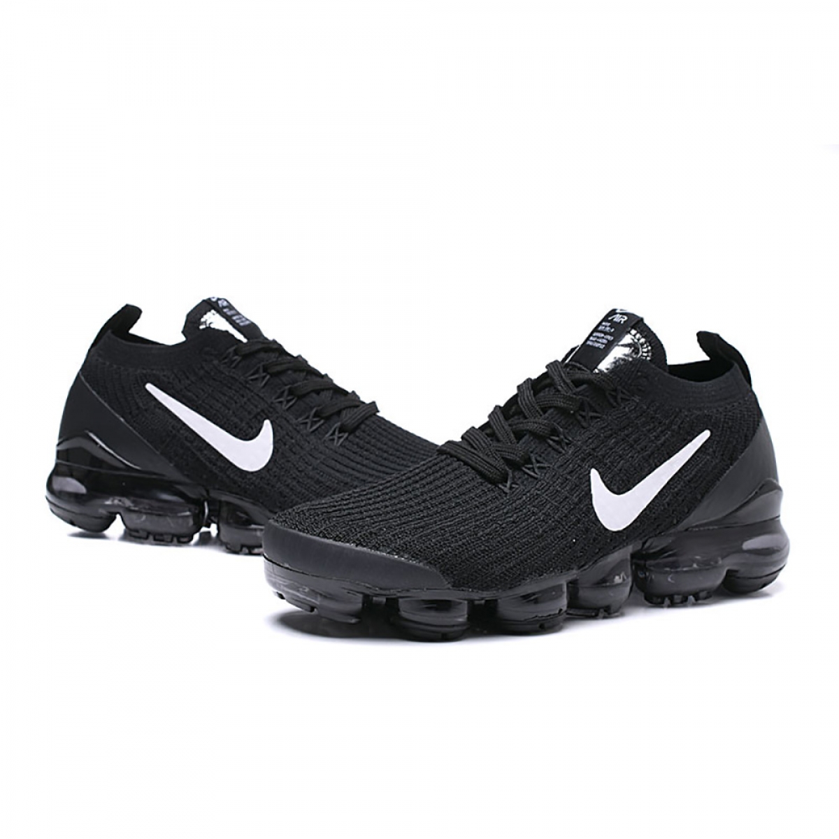 Nike Air VaporMax Flyknit 3 Black & White - Image 7