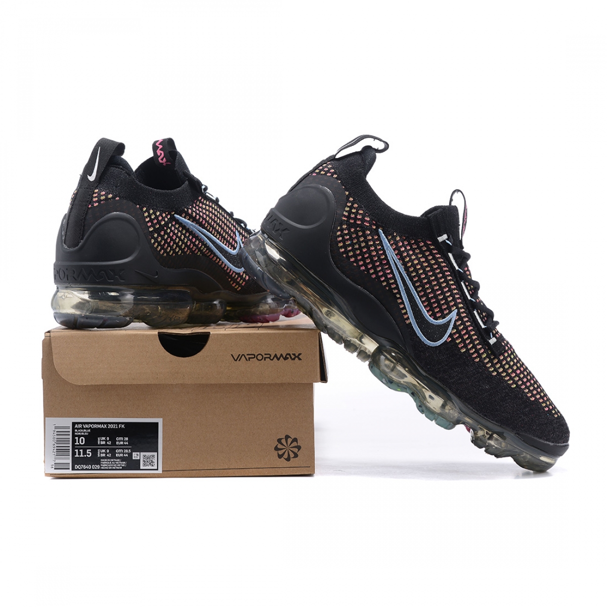 Nike Air VaporMax 2021 FK Blackcolored Blue - Image 7