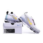 Nike Air VaporMax Flyknit 3 White Dynamic Yellow - Image 8