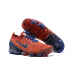 Nike Air VaporMax Flyknit 3 Dark Blue Orange - Image 5