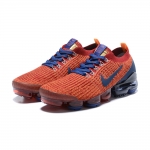Nike Air VaporMax Flyknit 3 Dark Blue Orange - Image 4