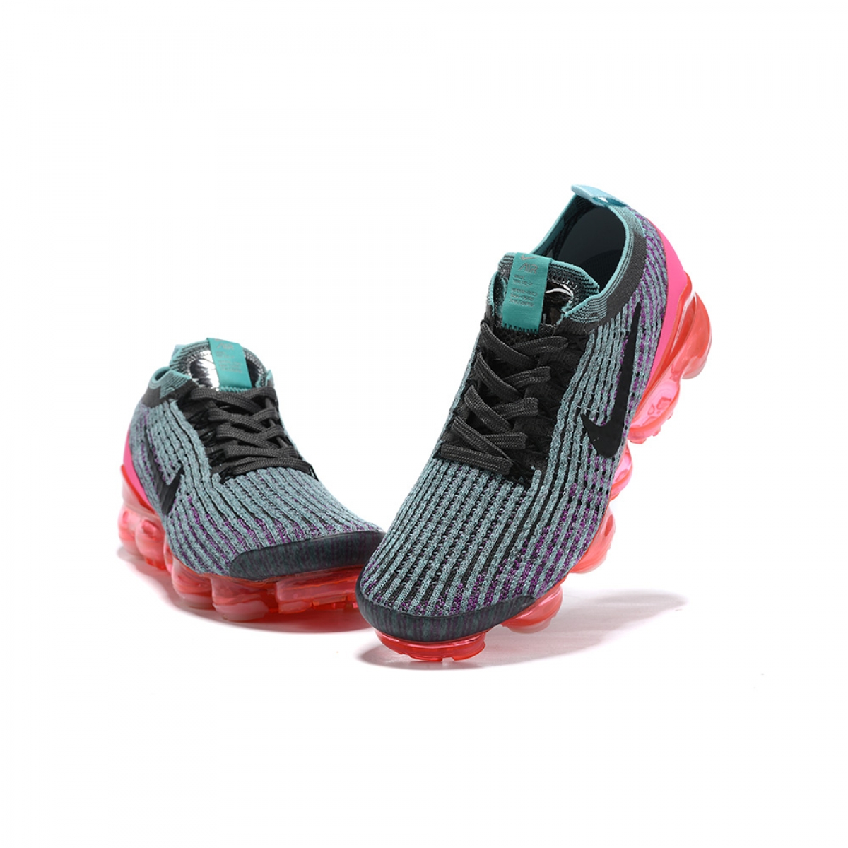 Air VaporMax Flyknit 3 Pink & Blue - Image 2