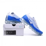 Air VaporMax Flyknit 2 White Blue - Image 4