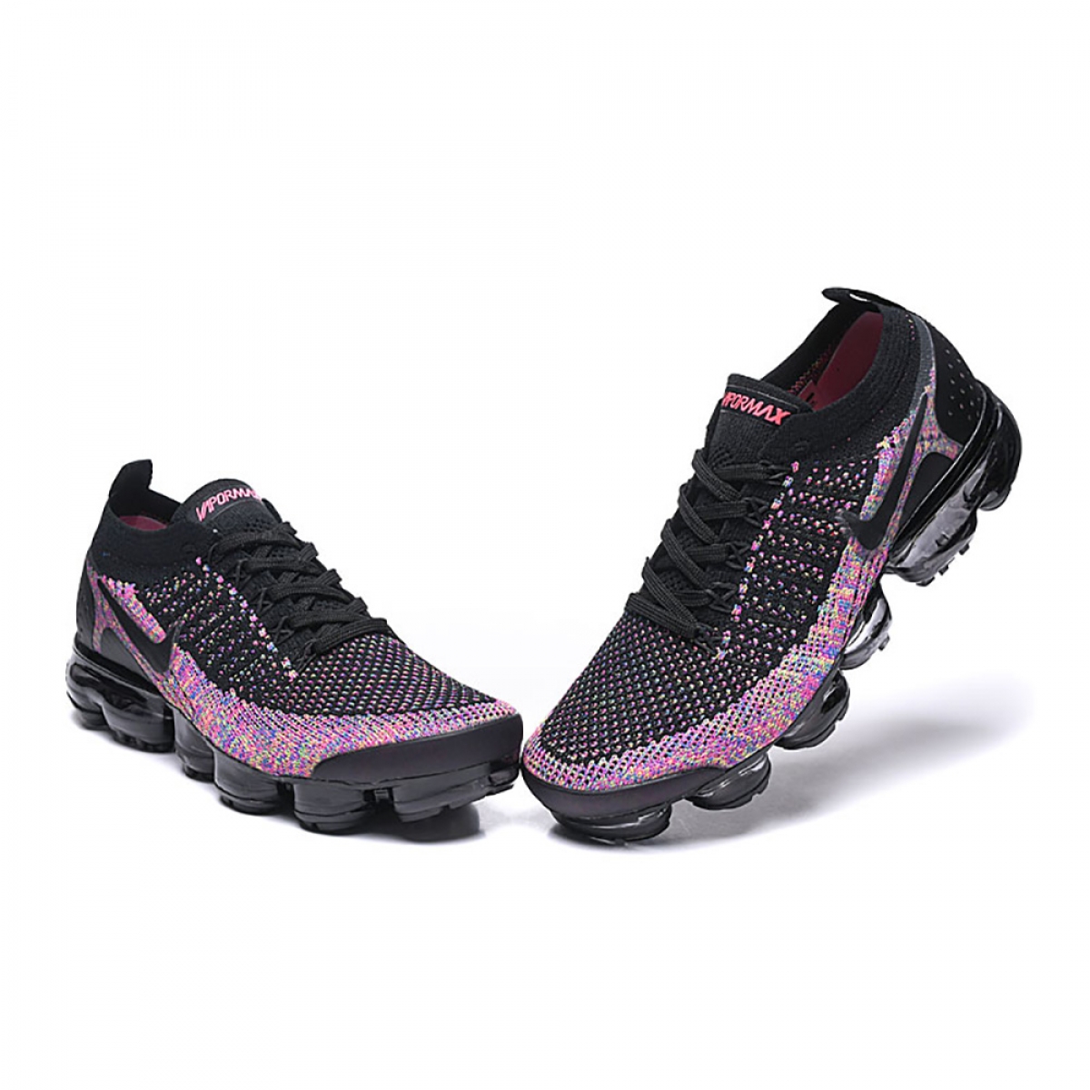 Wmns Air VaporMax Flyknit 2 'Black Multicolor' - Image 6