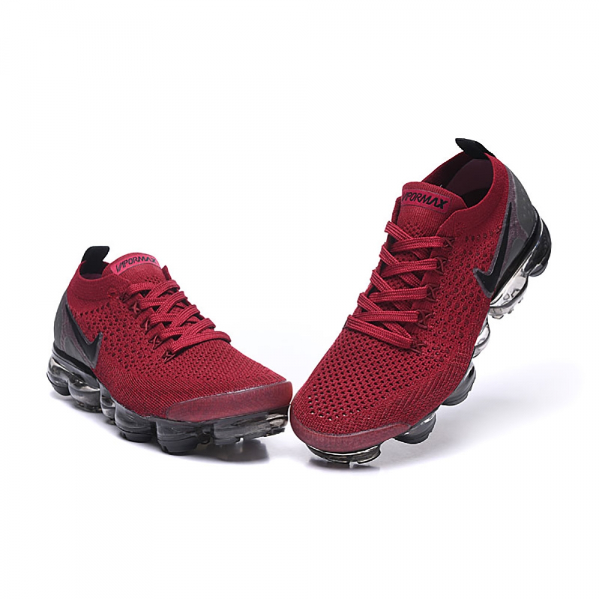 Air VaporMax Flyknit 2 Deep Red - Image 6