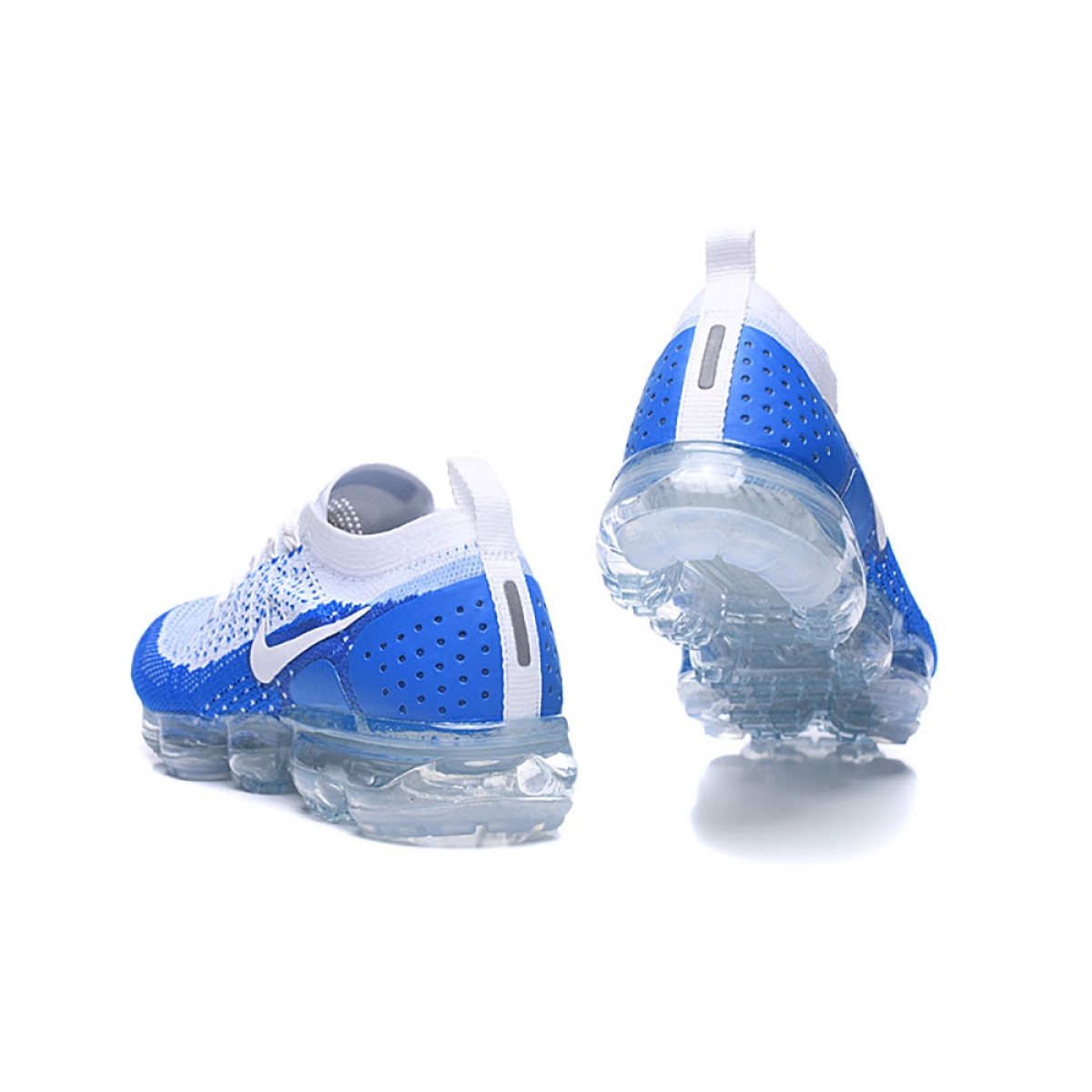 Air VaporMax Flyknit 2 White Blue - Image 5