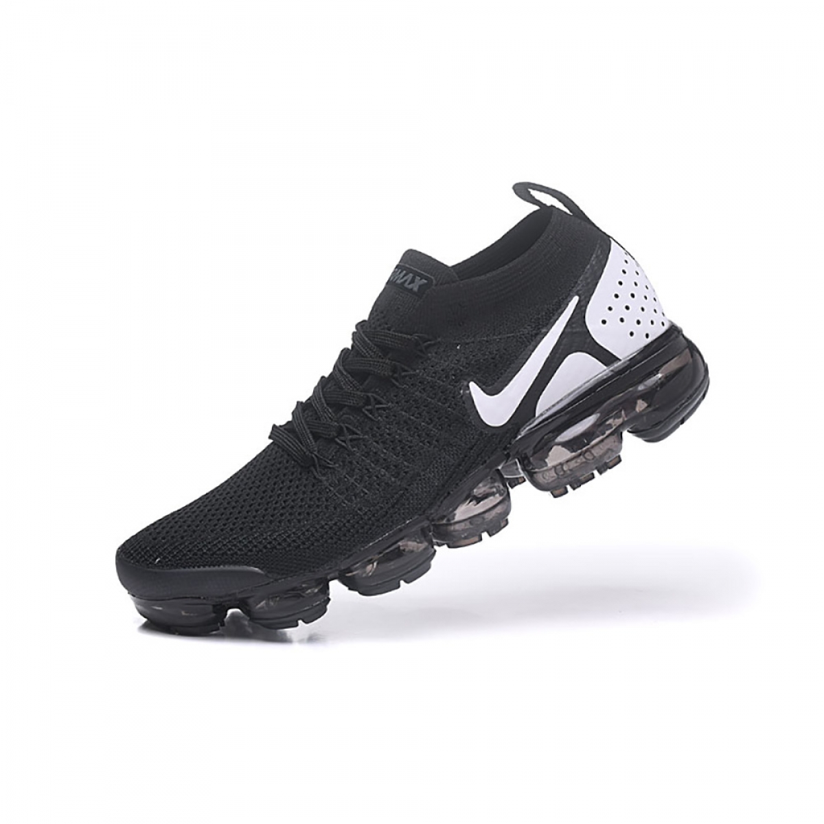 Air VaporMax Flyknit 2 Black & White - Image 2