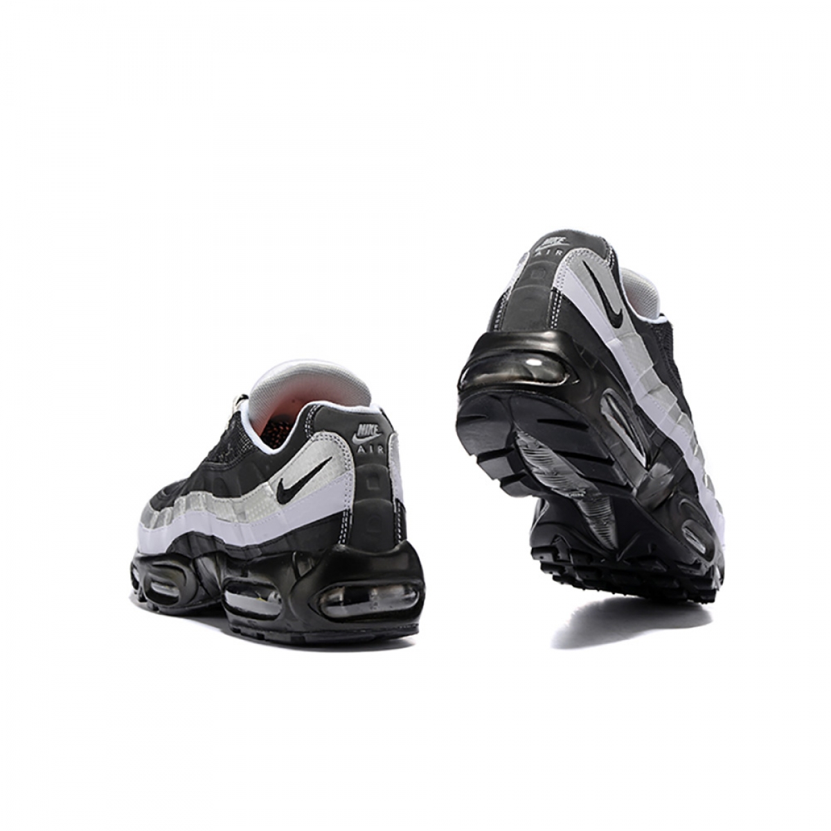 Air Max 95 Essential 'White  black Silver' - Image 4