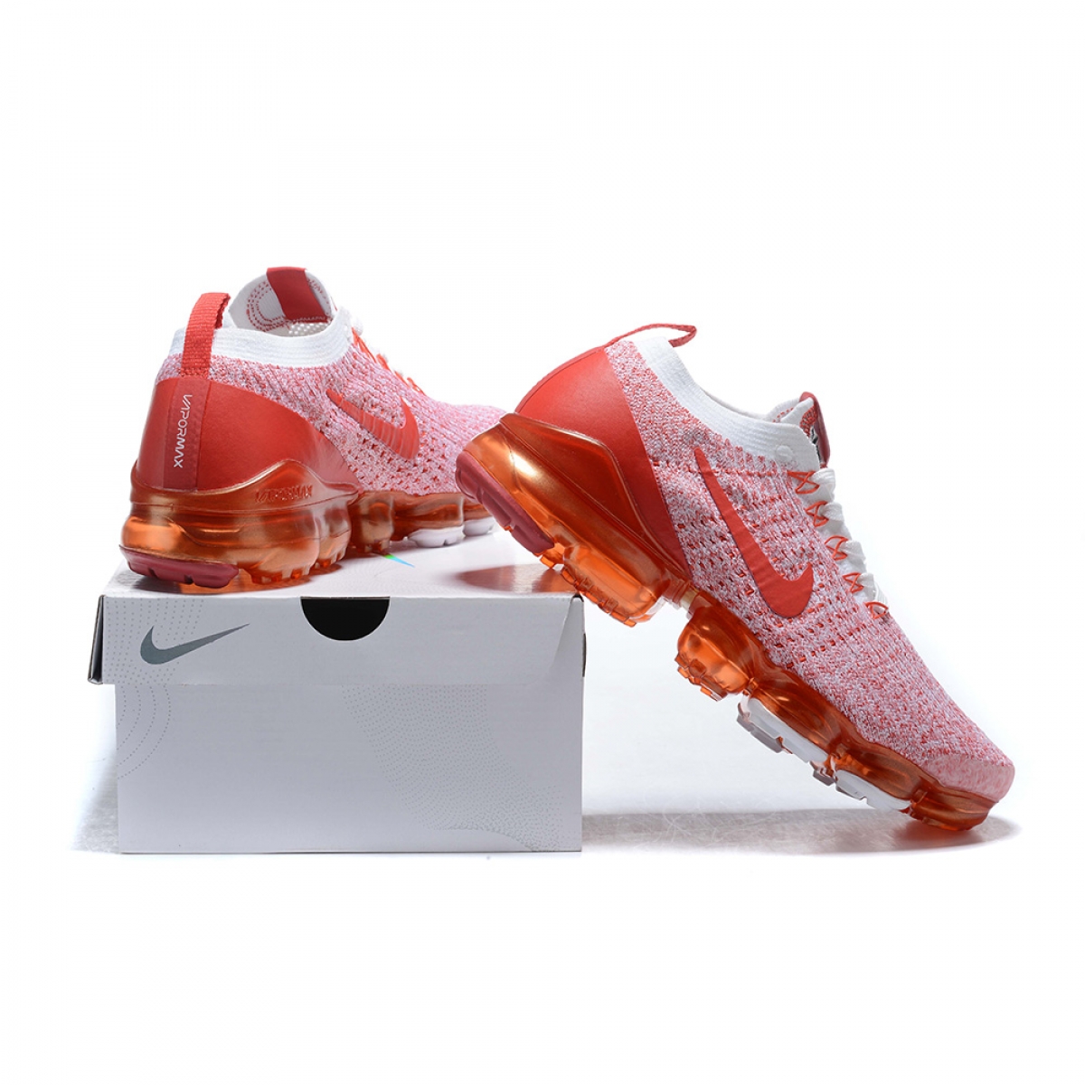 Air VaporMax Flyknit 3 Red & Pink - Image 8