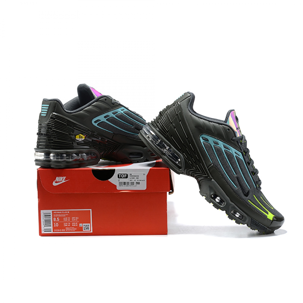 Air Max Plus 3 Black green - Image 3