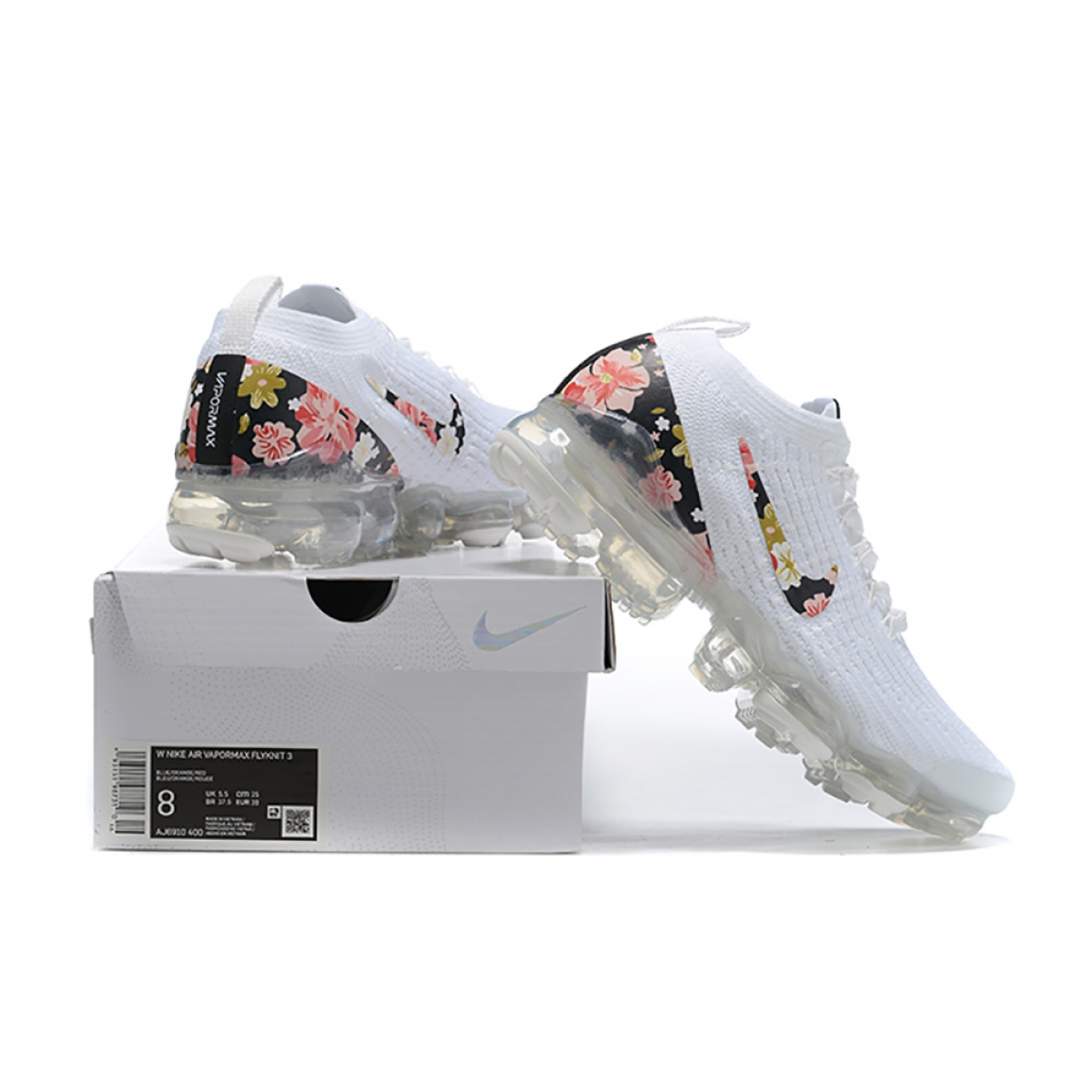 Air VaporMax Flyknit 3 Flower White - Image 8