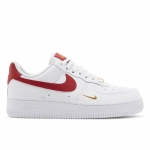 Wmns Air Force 1 Essential Low White Gym Red - Image 2