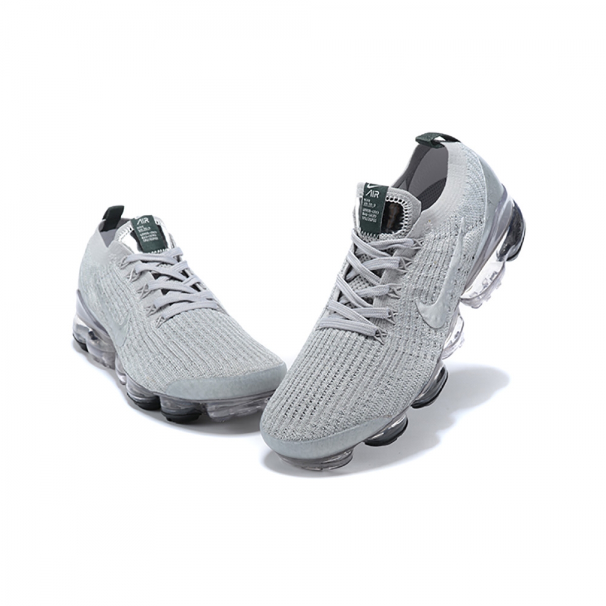 Air VaporMax Flyknit 3 Silver & Grey - Image 3