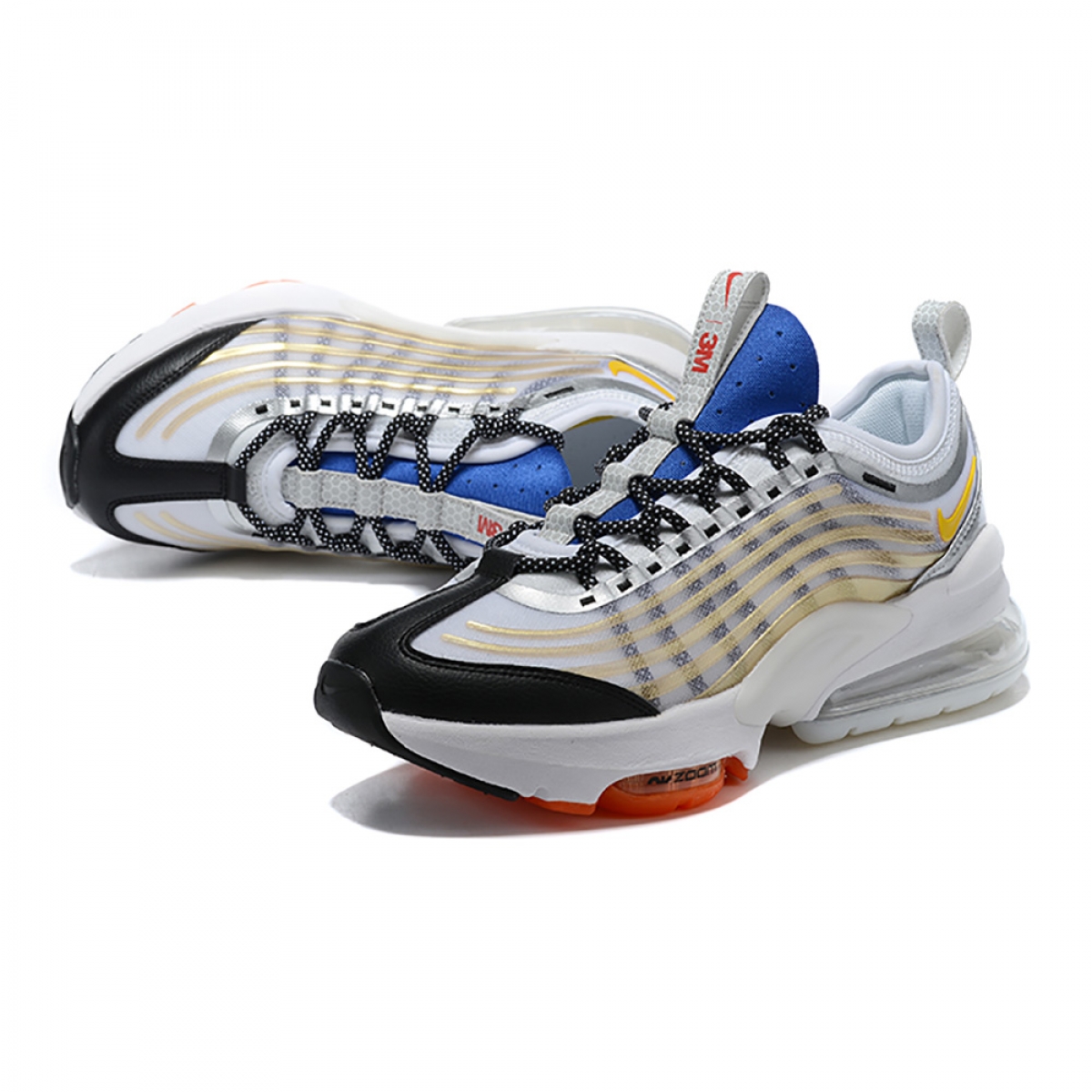 Air Max Zoom 950 Gold  White & Blue - Image 3