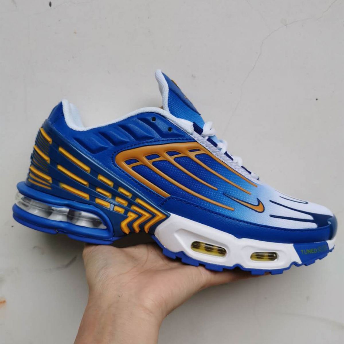 Air Max Plus 3 GS Deep Royal Topaz Gold - Image 4