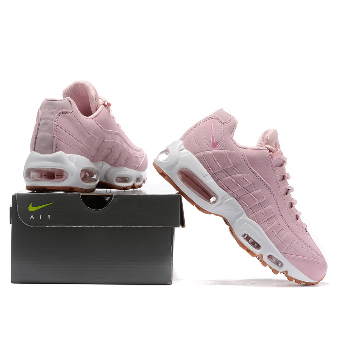 Wmns Air Max 95 Premium Pink Oxford - Image 6