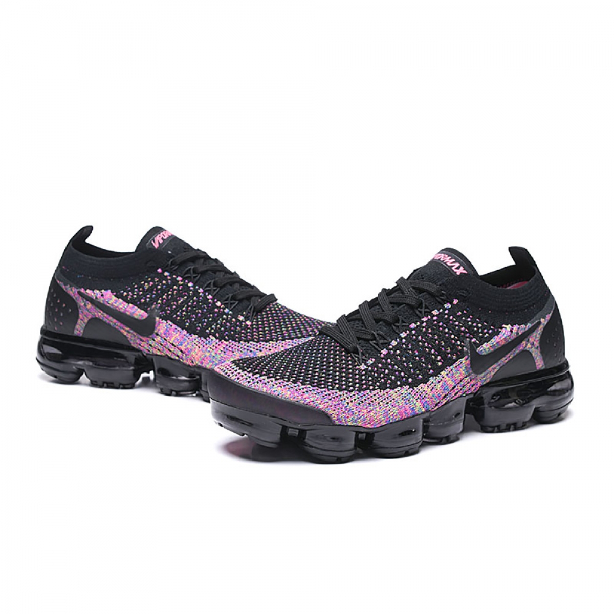 Wmns Air VaporMax Flyknit 2 'Black Multicolor' - Image 4